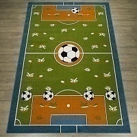 Ковёр Kitroom Фэнси 150x230 прямоугольный зеленый 20715