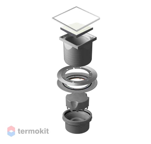 Сливной трап Pestan Confluo Standard White Glass Vertical 13000098