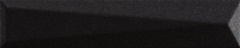 Керамическая плитка Ava Up Lingotto Black Matte настенная 5x25