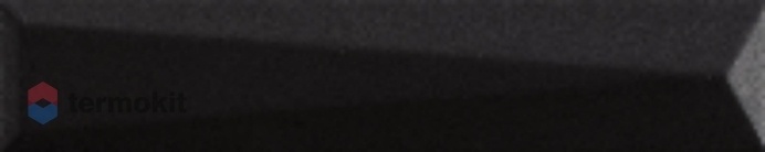 Керамическая плитка Ava Up Lingotto Black Matte настенная 5x25