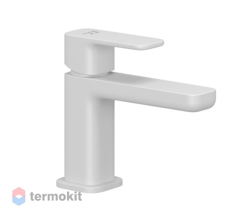 Смеситель для раковины Kludi Renon белый матовый 422665375