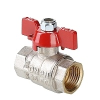 Кран шаровой ENOLGAS ВВ 1/2&quot; (бабочка)