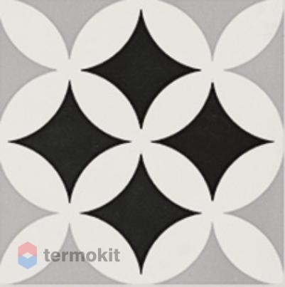 Керамогранит Elios Deco Anthology Original D Grey декор 20x20