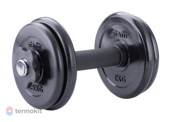 Гантель разборная обрезиненная Starfit DB-702 4 кг