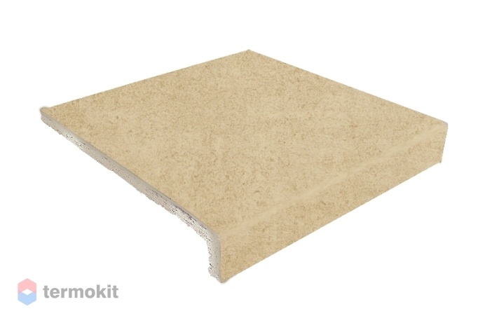 Ступень Gresmanc Evolution Peldano Recto Evo Beige фронтальная 31x31,7x4