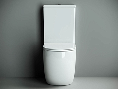 Унитаз напольный Ceramicanova Metropol Rimless с бачком и сиденьем микролифт CN4001+CN4001-T