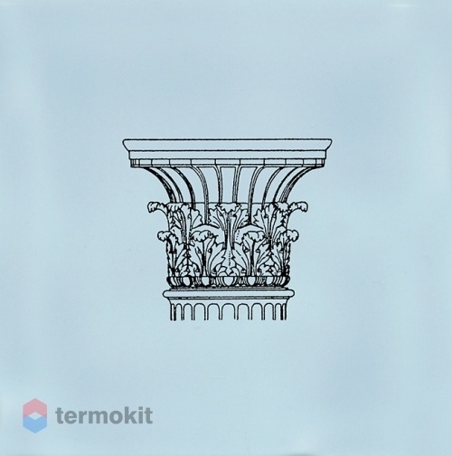 Керамическая плитка Kerama Marazzi Авеллино STG/A502/17004 голубой Декор 15x15