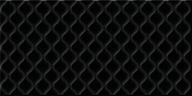 Керамическая плитка Cersanit Deco рельеф черный (DEL232D) 29,8x59,8