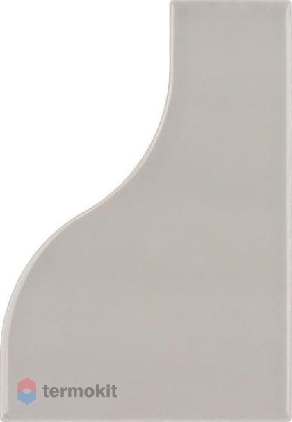 Керамическая плитка Equipe Curve 28857 Grey Matt настенная 8,3x12