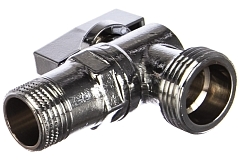 Elsen Кран шаровой угловой для стиральных машин 3/4"x1/2" НН ручка-бабочка