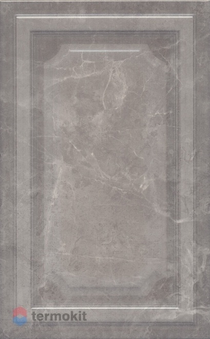 Керамическая плитка Kerama Marazzi Гран Пале 6354 Серый Панель настенная 25x40
