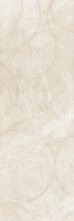 Керамическая плитка Eurotile Ceramica Diamonds 163 рельеф волна настенная 29,5x89,5
