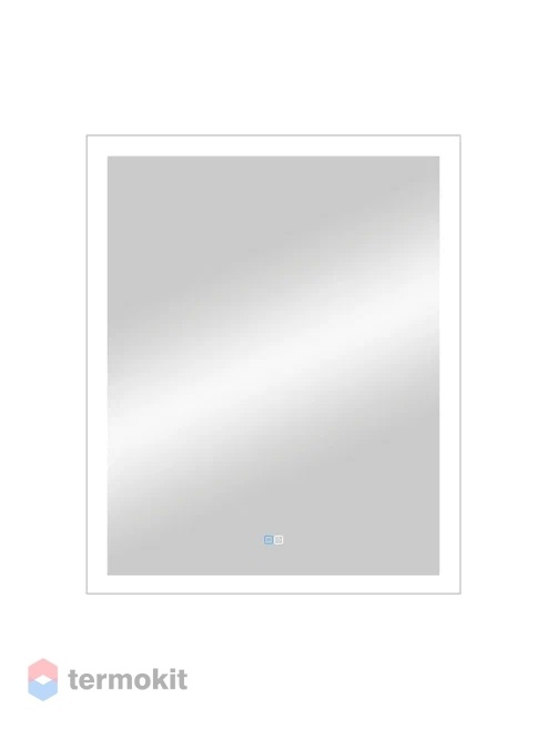 Зеркало Континент Sevilla medium 80 с подсветкой, антизапотеванием белый ЗЛП642