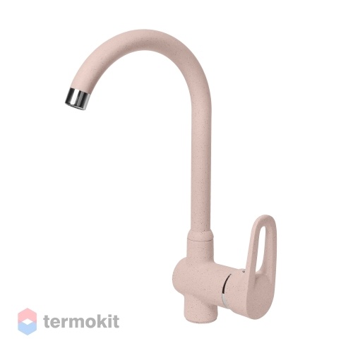 Смеситель для кухни AquaGranitEx розовый C-5035 (315)