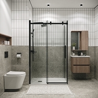 Душевой уголок Grossman Classic 1950x1100x900 графит сатин 120.K33.04.1180.42.00