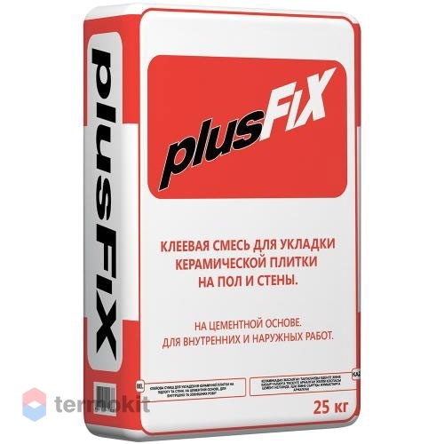 Клей Litokol Plusfix серый 25кг
