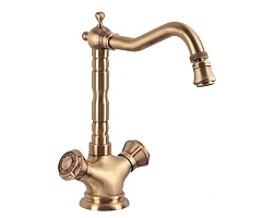 Смеситель для кухни с поворотным аэратором Bronze de Luxe ROYAL 10105K/1