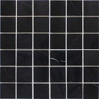 Мозаика из нат. мрамора Starmosaic Black Polished (JMST056) 30,5х30,5 (48x48)