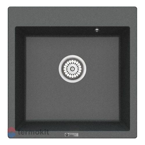 Мойка для кухни POINT Арбель 51 графит PN3001GR