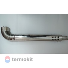 Стальной дыхомод для котлов Hubert 50 DC/WCB, (80/120) 800 мм.