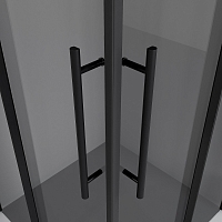 Душевой уголок Niagara Nova 1950x800x800 (тонированное стекло) черный матовый NG-2828-34BLACK