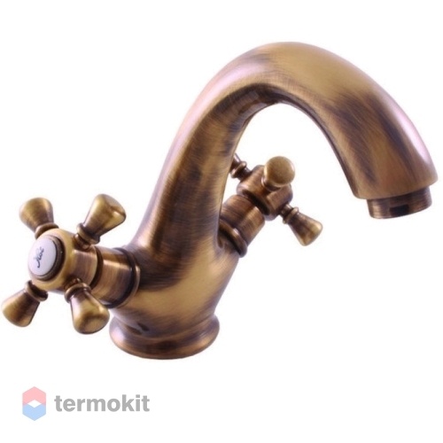 Смеситель для раковины RavSlezak MORAVA RETRO бронза MK329.5SM