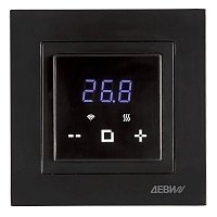 Терморегулятор DEVI Classy c Wi-Fi, с датчиком пола, черный, 16А