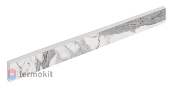 Керамогранит Италон Charme Evo Statuario Battiscopa Люкс (610130000320) плинтус 7,2х59