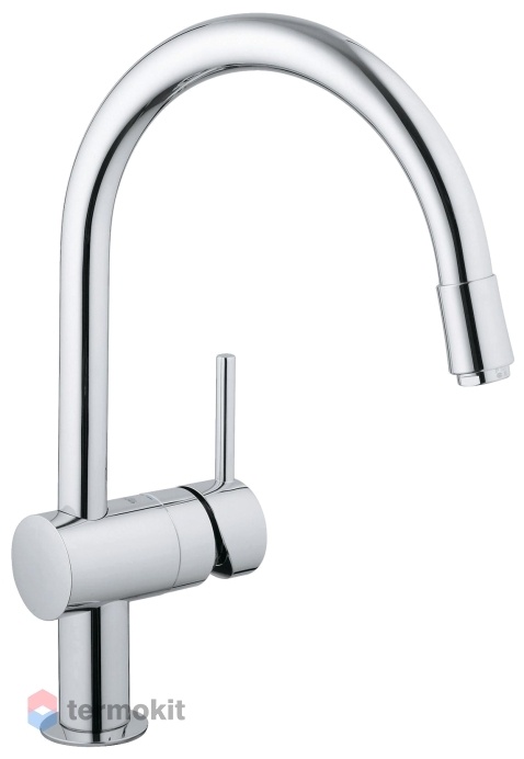 Смеситель для кухни Grohe Minta с выдвижным C-изливом 32918000