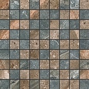 Керамогранит Kerranova Genesis Mosaic Brown/Dark Grey (Коричневый/Темно-серый) K-105(108)LR/m01 30х30х1