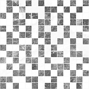 Керамическая плитка Laparet Crystal Мозаика серый+белый 30х30