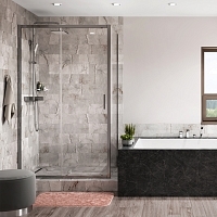 Душевой уголок WasserKRAFT Main 2000x1100x800 хром 41S14