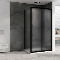 Душевой уголок ABBER Schwarzer Diamant 1950x1000x1000 черный AG30100BMH-S100BM