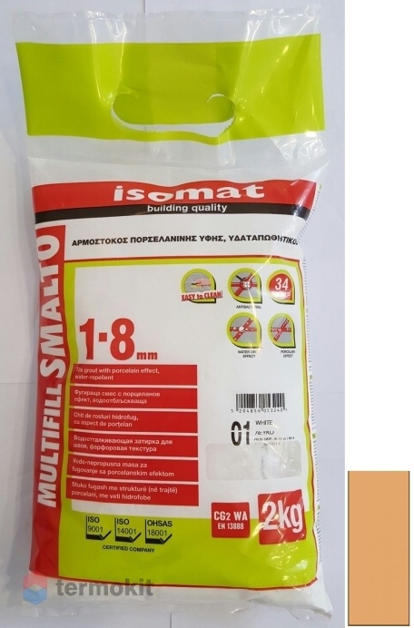 Затирка Isomat Multifill Smalto 1-8 Орегон 23 (2 кг)