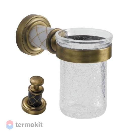 Стакан Boheme MURANO BRONZE черное 10904-B-BR