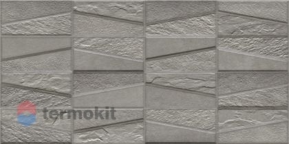 Керамогранит Ibero Materika Tektonia Dark Grey декор 31,6x63,5