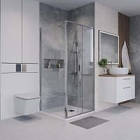 Душевой уголок Niagara Nova 1950x1000x900 хром NG-64-9A-A100-34