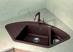 Мойка для кухни Florentina Веста черный 20.285.E1005.102