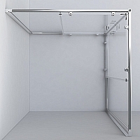 Душевой уголок Vincea Garda 1900x1200x900 вороненая сталь VSS-1G9012CLGM