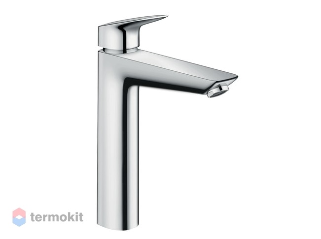 Смеситель для раковины высокий Hansgrohe Logis 190 со сливным гарнитуром 71090000