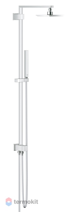 Душевая колонна с переключателем Grohe Euphoria Cube, верхний и ручной душ (без смесителя) 27696000