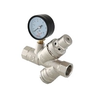 Valtec Подпиточный клапан с фильтром и манометром 1/2&quot;