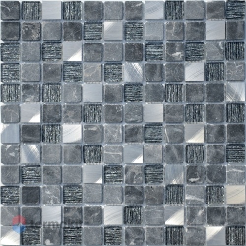 Мозаика Caramelle Mosaic Silk Way Black Velvet (2,3x2,3) 29,8x29,8