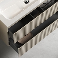 Тумба под раковину SANCOS SNOB T 80 подвесная beige soft SNT80CE