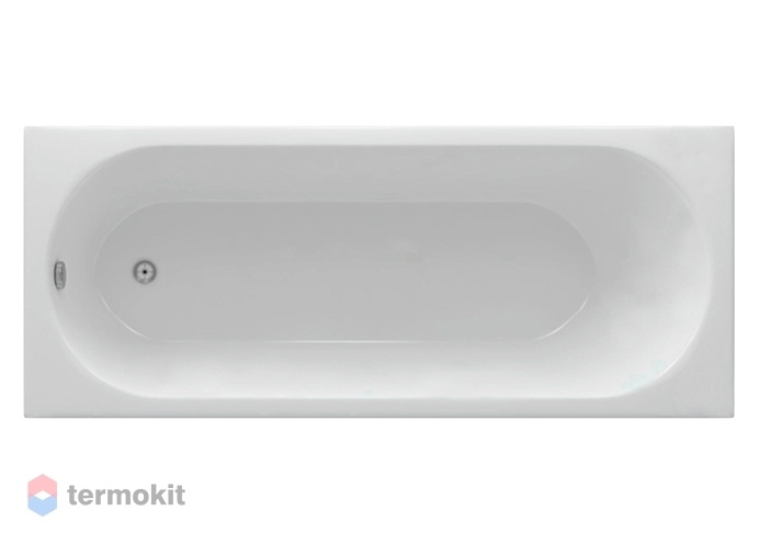 Акриловая ванна Акватек Оберон 1700х700 с фронтальной панелью вклеенный каркас OBR170-0000038