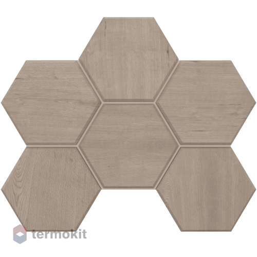 Керамогранит Эстима Classic Wood CW01 Hexagon мозаика 25x28,5 непол.