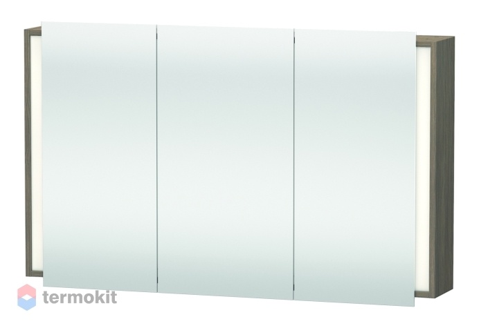 Зеркальный шкаф Duravit Ketho 120 с подсветкой Eiche (Terra) KT753303535