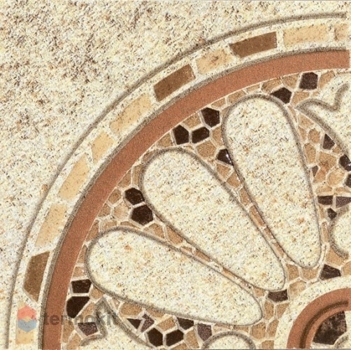 Керамогранит Lb-Ceramics Тенерифе 7301-0001 Декор угловой напольный 14х14