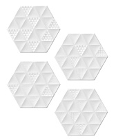 Керамогранит ITT Ceramica Malmo Hexa White (4mix) 23,2х26,7