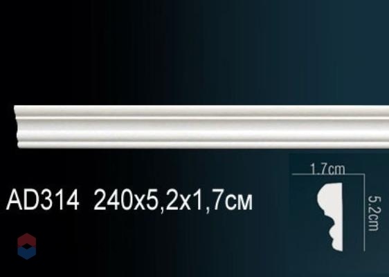 Молдинг Perfect гладкий AD314F гибкий